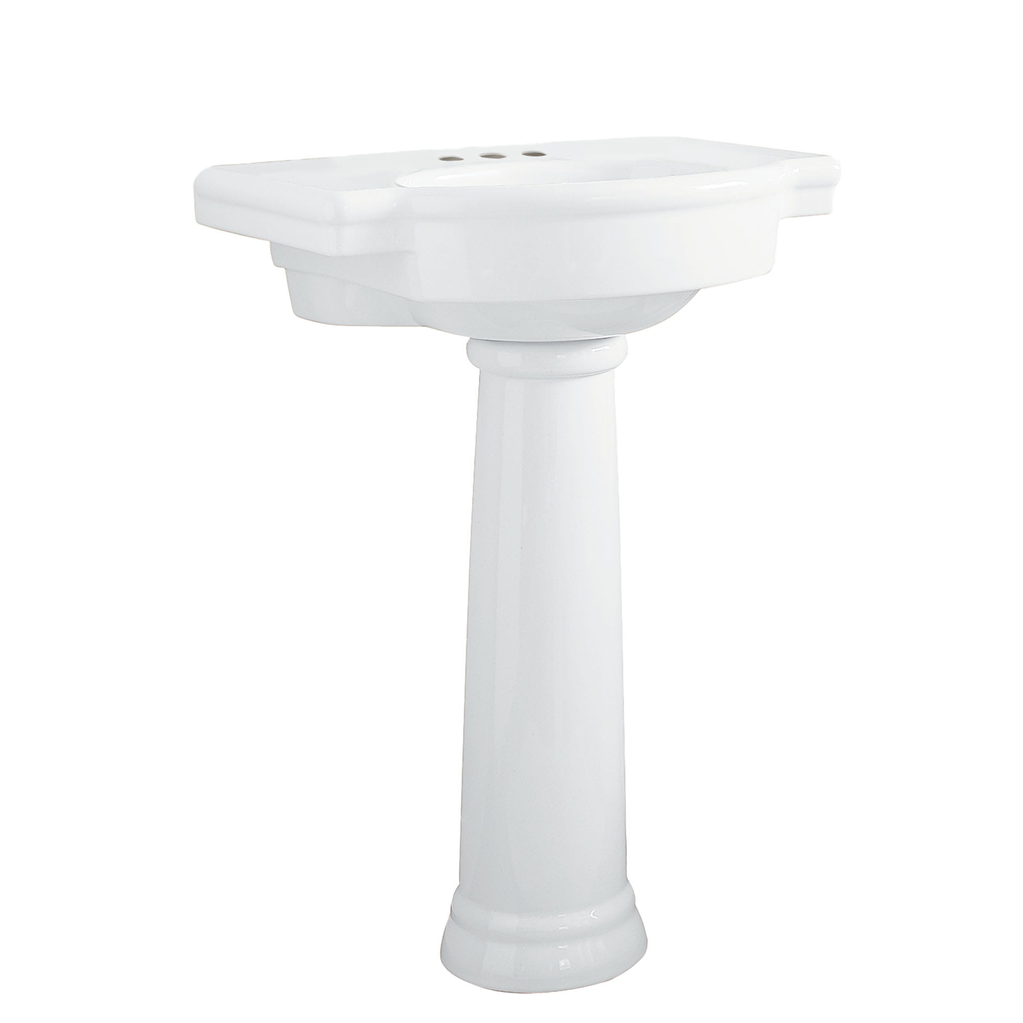 Retrospect® 4-Inch Centerset Pedestal Sink Top and Leg Combination
